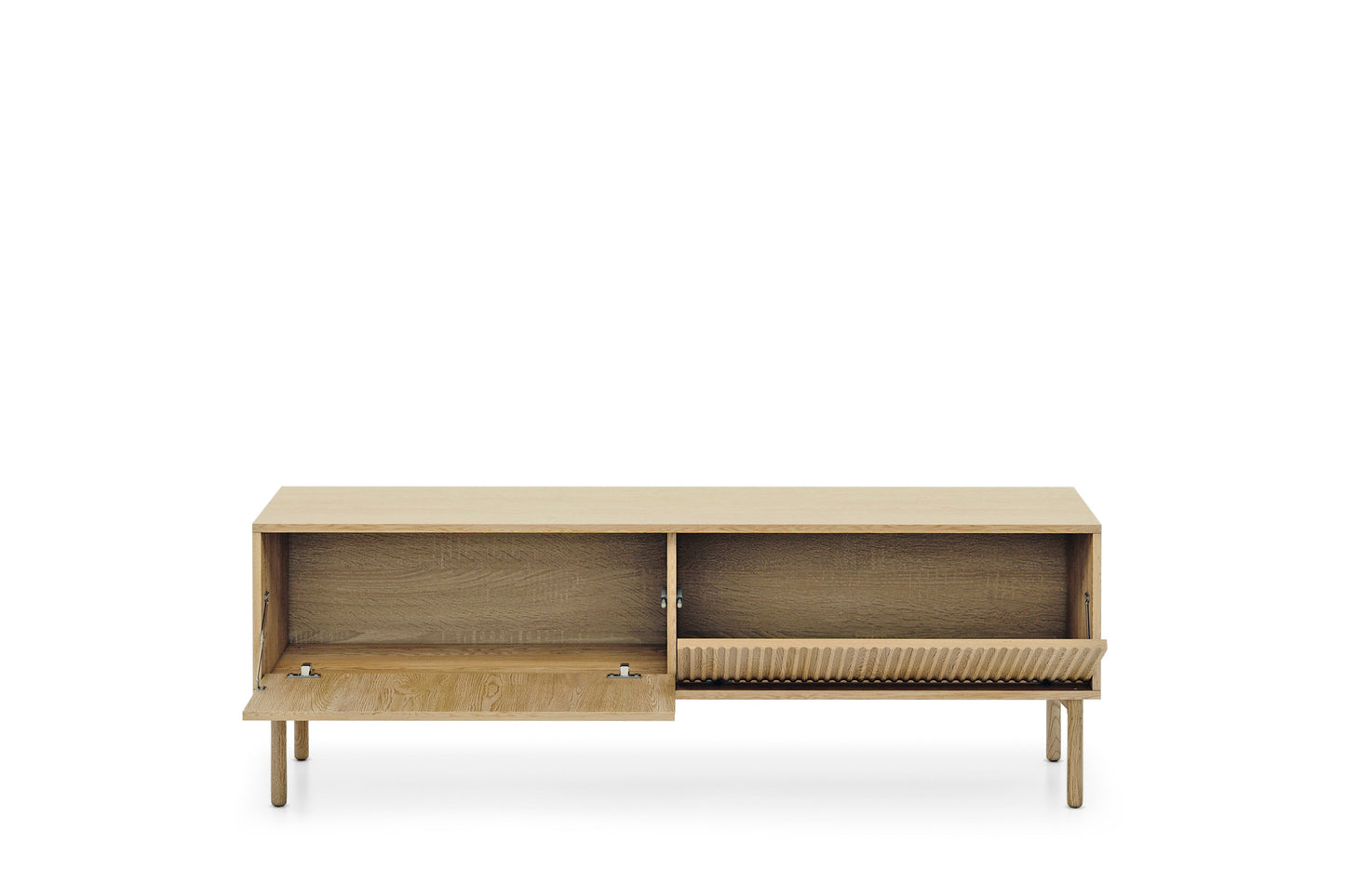 Scandinavian Oak Effect TV Stand 153- Modern Minimalist Storage Unit Tavo | Furniture4House (Copy)