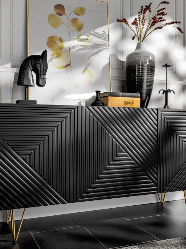 sideboard modern display cabinet pyramid Furniture4house