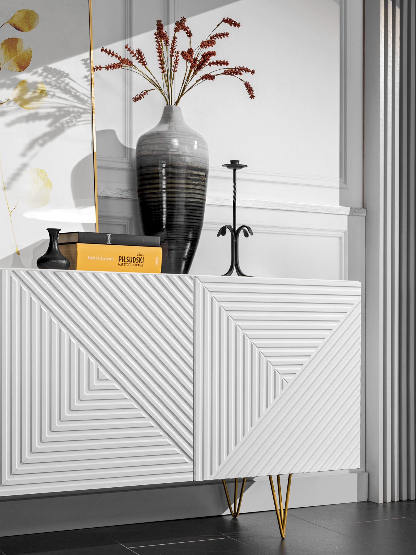 sideboard modern display cabinet pyramid Furniture4house