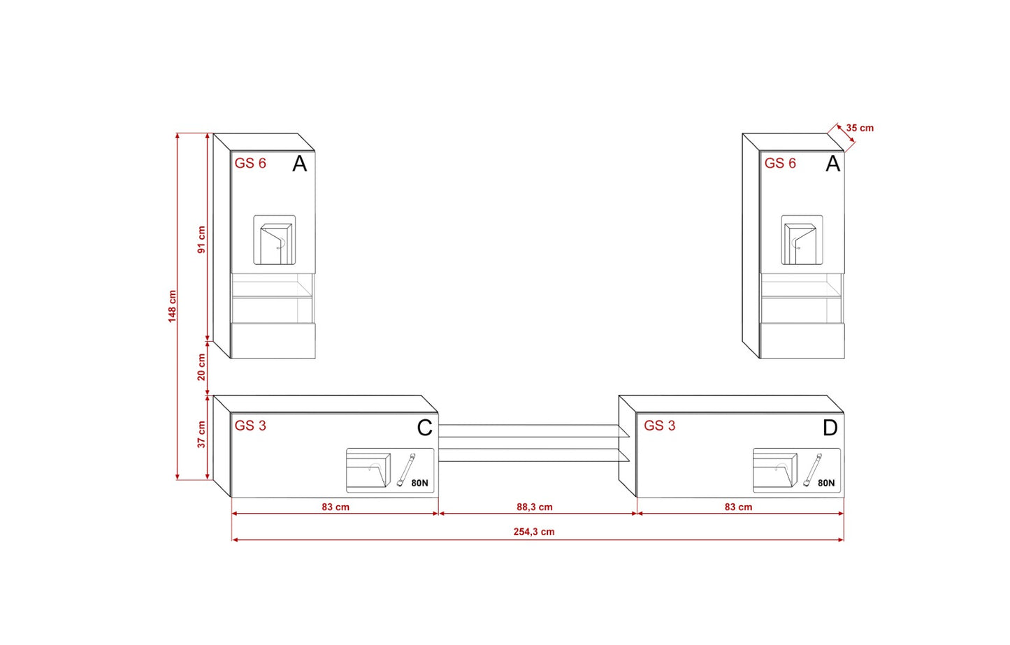 Upgrade your living room with this White Gloss TV Unit – a perfect blend of modern aesthetics and practical functionality. Transform your TV-watching experience into a visual delight with the added touch of LED lighting.