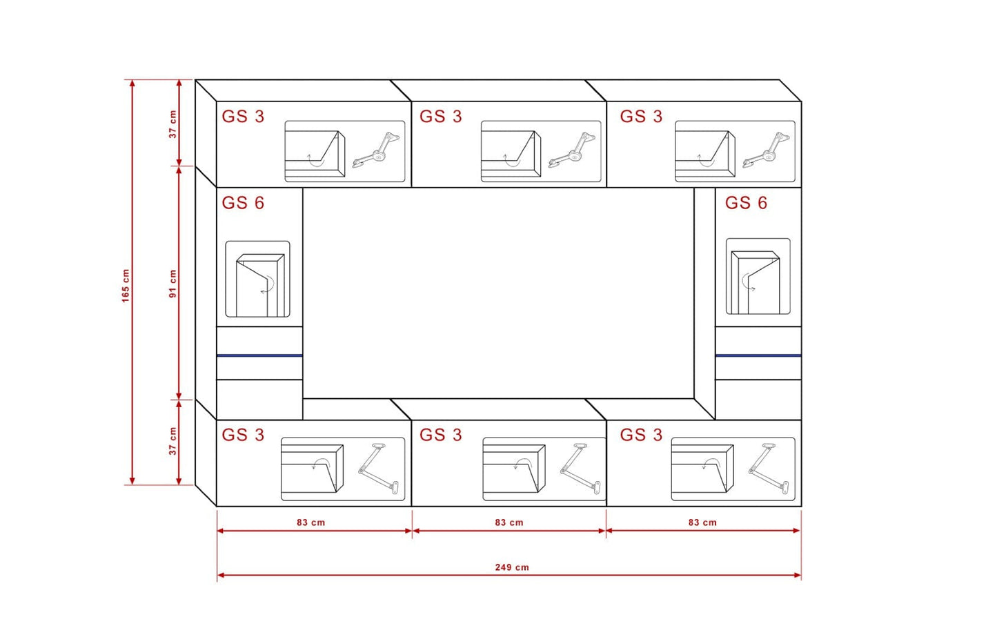buy modern furniture tv unit entertainment living room set white gloss