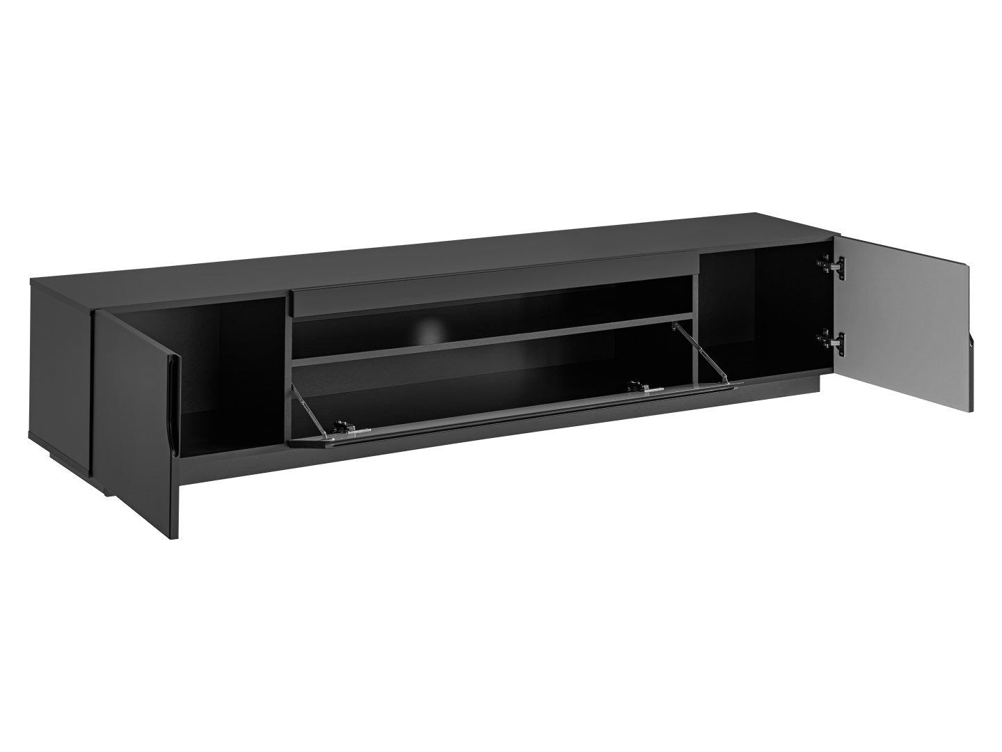 Crafted with precision and attention to detail, this TV unit is designed to seamlessly blend with modern interiors. The minimalist aesthetic is complemented by the floating feature, creating a visually appealing focal point in your room.