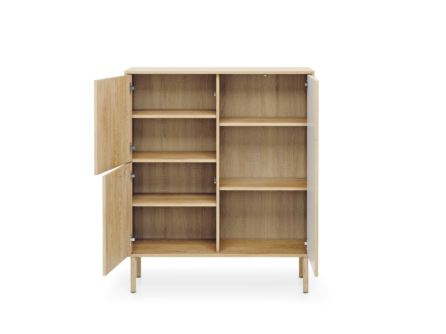 Modern Scandinavian Light Oak Sideboard – European-Made  Storage Cabinet Tavo 103cm | furniture4house