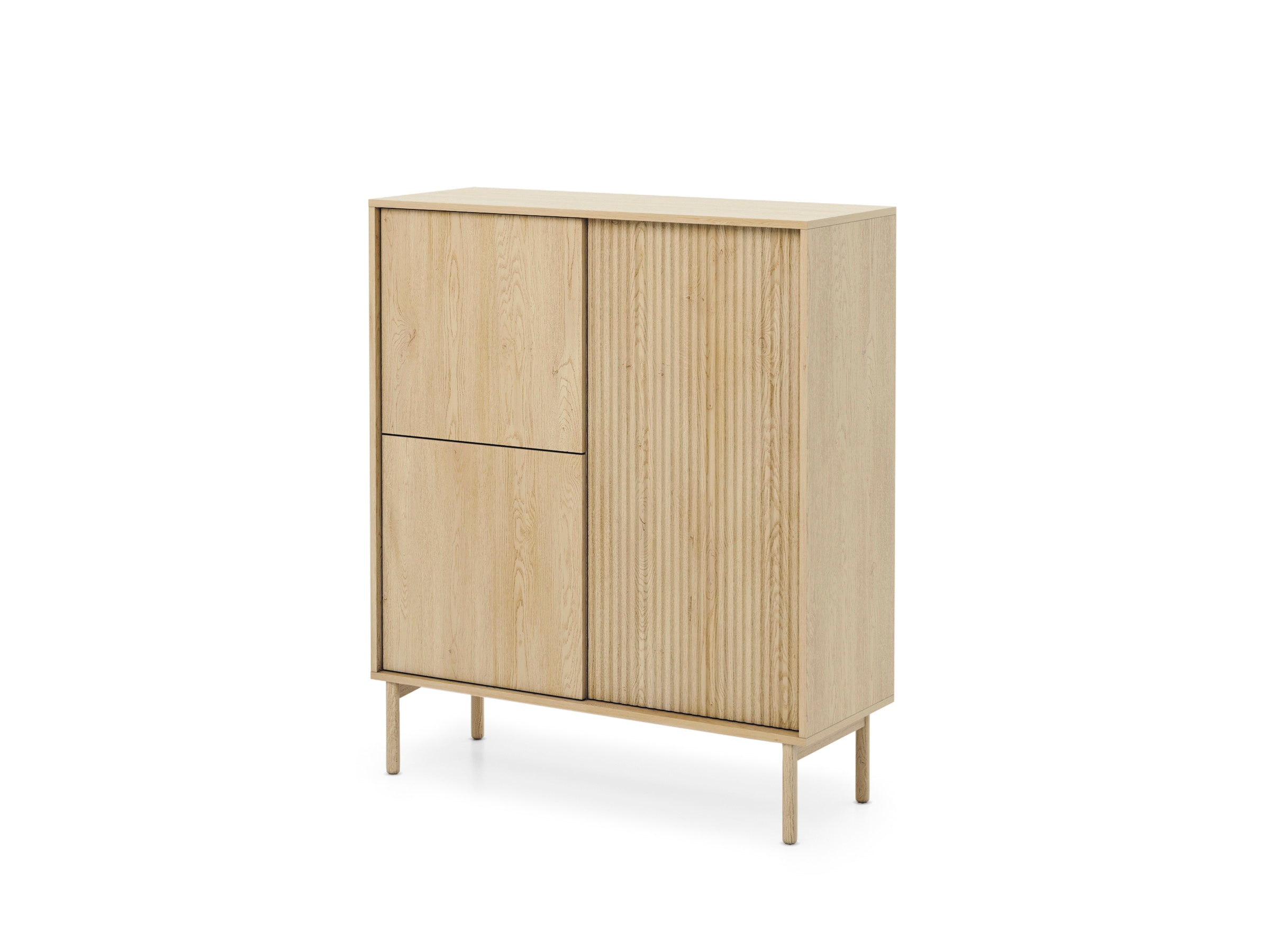 Modern Scandinavian Light Oak Sideboard – European-Made  Storage Cabinet Tavo 103cm | furniture4house