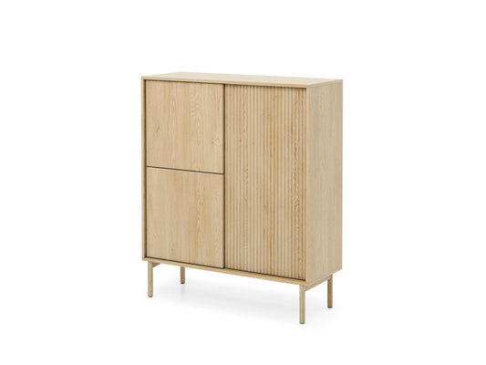 Modern Scandinavian Light Oak Sideboard – European-Made  Storage Cabinet Tavo 103cm | furniture4house